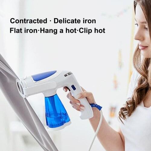 Handheld Steamer 1600W Powerful Garment Steamer Portable Steam Iron Ironing Machine Foldable Compact Design