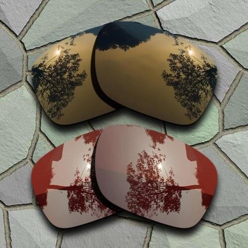 Bronze Copper&Bronze Brown Sunglasses Polarized Replacement Lenses for Oakley Holbrook