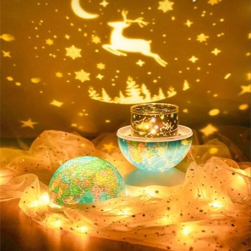 Globe Starry Sky Night Light Projector Sky Projector Star Lamp Romantic Stars Projector Bedroom Decor Childrens Lamp Sleep Lamp