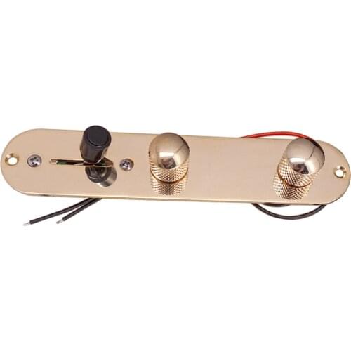 Tooyful 3 Way Prewired Control Plate Wiring Harness Switch Knobs for TL Guitar Parts