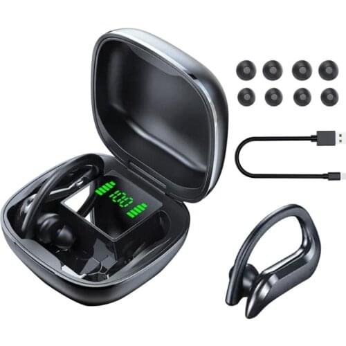 TWS Wireless Bluetooth Headphones Noise Canceling Sports Waterproof 9D Stereo Wireless Earbuds With Microphone