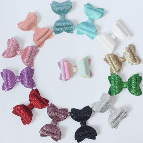 13PCS Handmade Cute Shiny Glitter Colourful Bows Hair Clips Barrettes Lovely Hairpins Hair Accessories Childr Girls Kids Women