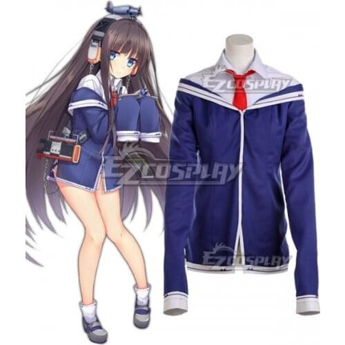 Azur Lane Long Island Girls Top Coat Jacket Suit Halloween Party Suit Adult Christmas Outfit Cosplay Costume E001