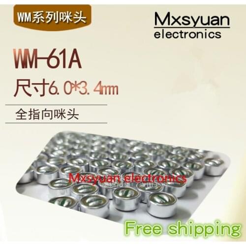 10~100PCS WM-61A MICROHONE 100%NEW&ORIGINAL WM61A FREE SHIPPING