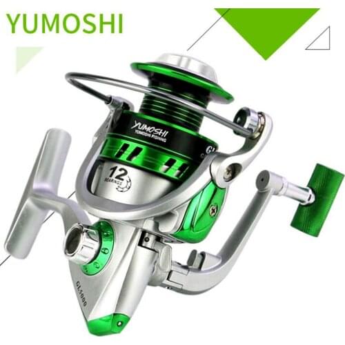 2021 New Fishing Reel All Metal Spool 12bb Ball Bearing Rotary Fishing Roll Gl:1: Left/Right Metal Spool Fishing Gear рыбалка