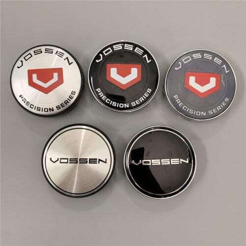 4pcs/lot 60mm Vossen Precision Series Car Wheel Center Hub Caps fit 56mm Badge Emblem Sticker Car Styling Modification