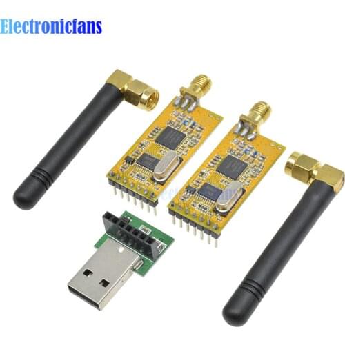 APC220 Wireless RF serial Data Modules With Antennas Data Communication USB Converter Module Adapter Kit For Arduino 3.3V-5V