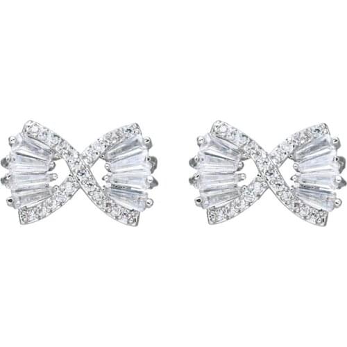 Bettyue Season New Bowknot Design Ladies First Choice Zirconia Earring Muliticolor Fashion Statement Charming Among People