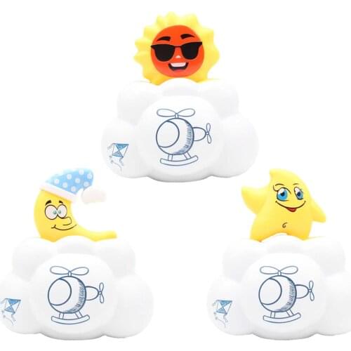 Children Bath Toys Rain Clouds Play Baby Bathroom Floating Sprinkler Water Spray Kids Bath Tub Accessories