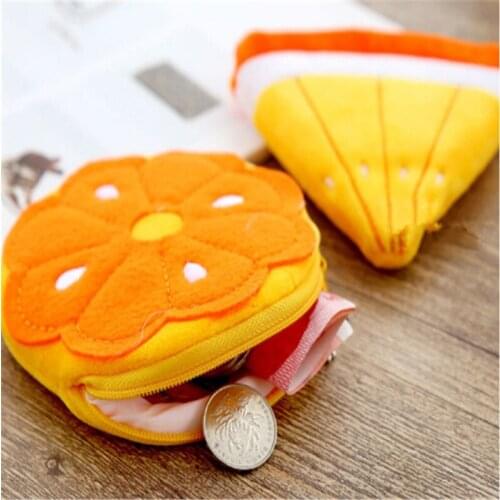 HOT ALL Summer Fruit Dish - CUTE Strawberry Pineapple Etc. Plush 10-11CM Coin Purse Wallet Coin BAG Pouch Monedero Gato
