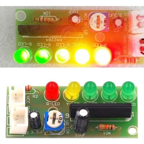 KA2284 Module Power Level Indicator Battery Indicator Pro Audio Level Indicator Module with Wire 3.5V-12V