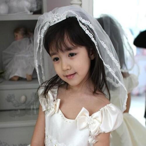 Good Quality Wedding Accessories Girls' Veils Hardress Childrens Tiaras Prom Girls'Head Pieces Comb Hot Sale New Arrival Free S