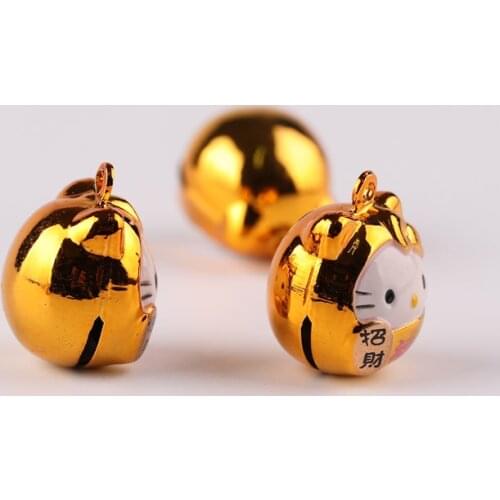 6pcsCartoon bell pet bell Fuchuan cat DIY handmade jewelry accessories
