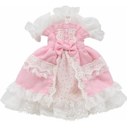 ICY DBS Blyth Doll ICY DBS Blyth Doll DBS 1/6 BJD Clothes Cute two-color lace princess dress for Neo 30cm doll toys gift