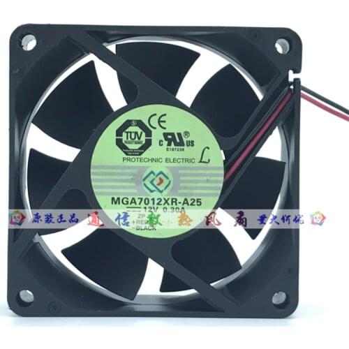 MGA7012XR-A25 7025 12V 0.30A CPU Fan 7cm High Volume Fan