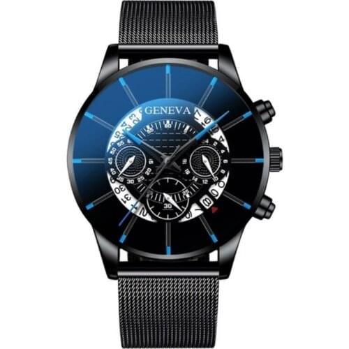 Men Fashion Watch Top Brand Luxury Calendar Stainless Steel Mens Watch Male Business Quartz Sport Watches Clock reloj hombre