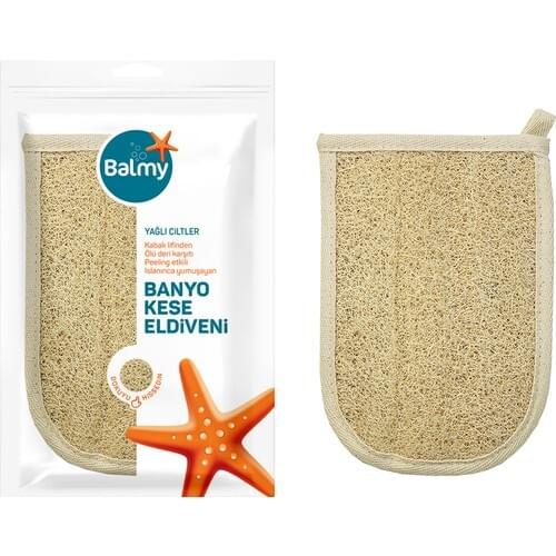 Balmy Natural Natural Pumpkin Towel Bath Glove