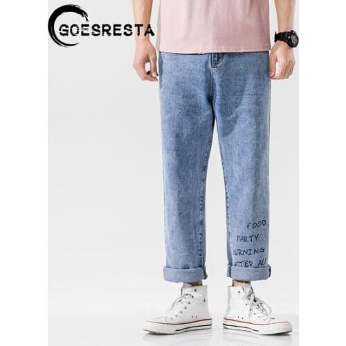 Goesresta 2020 Autumn New Fashion Retro Jeans Pants Men Harem Trousers Hip Hop Streetwear Casual Harajuku Loose Men Jeans Woman