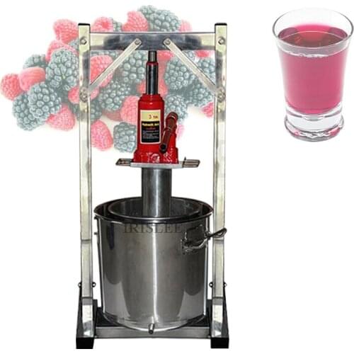 Commercial 36L / 22L / 12L Capacity manual hydraulic fruit Juicer/hand stainless steel grape press machine/small grape wine pres