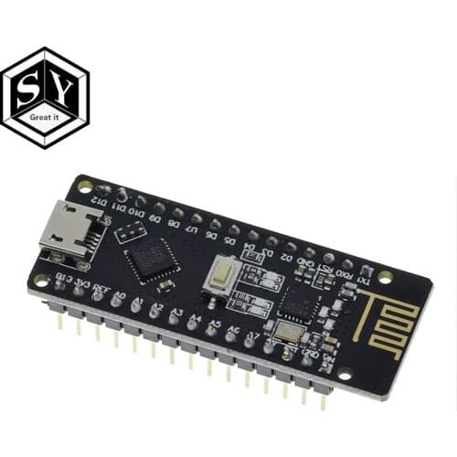 RF-Nano for Arduino Nano V3.0, Micro USB Nano Board ATmega328P QFN32 5V 16M CH340, Integrate NRF24l01+2.4G wireless