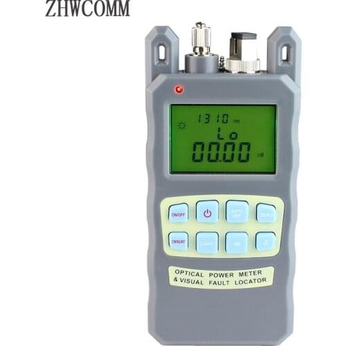 Handheld AUA-80A FTTH Fiber Optical Power Meter -70dBm~+10dBm Optical Laser Light Source 1mw red light machine Free shipping