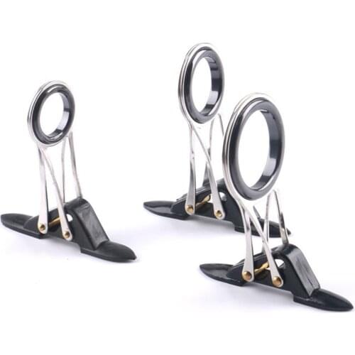 Fishing Pole Line Guides Folding Rod Building Repair Telescopic DIY Eye Top Rings Pesca Iscas Tackle Tools Accessorie