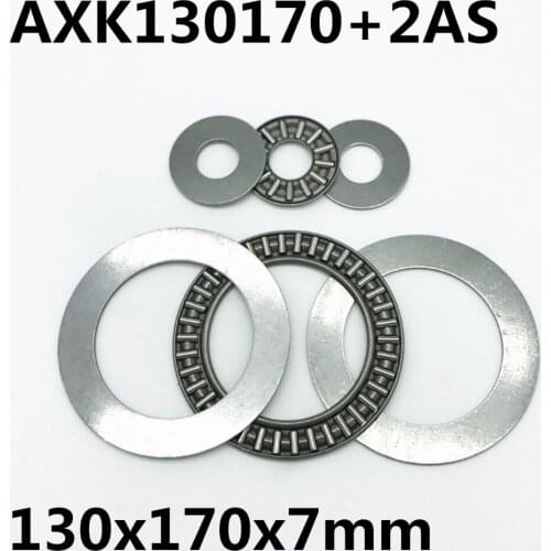 1pcs AXK130170 +2AS Thrust Needle Roller Bearing 130x170x5 mm Thrust Bearing Brand New High quality