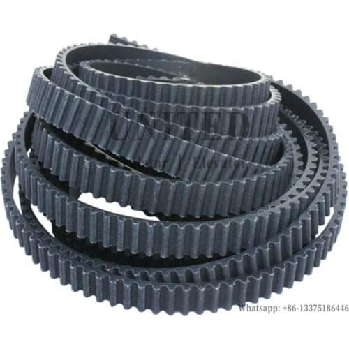 2pcs Elevator Toothed Belt KM89740H04 L4400mm W12mm Tooth Pitch 5mm