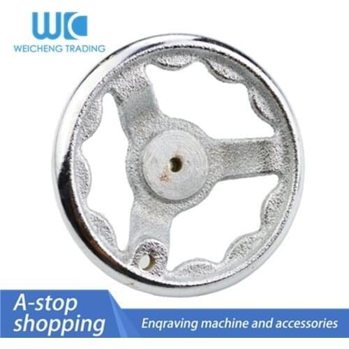 1pc 8 inch Black for Lathe Milling Machine 3D CNC Spoon Hand Wheel Bakelite Round Wheel for 162mm