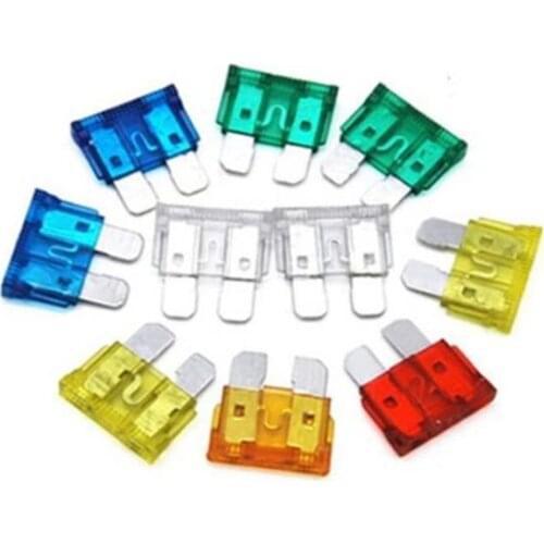 10 Pcs/lot Assorted Mixed Standard Blade Fuse For Car Auto Vehicle 5/7.5/10/15/20/25/30A