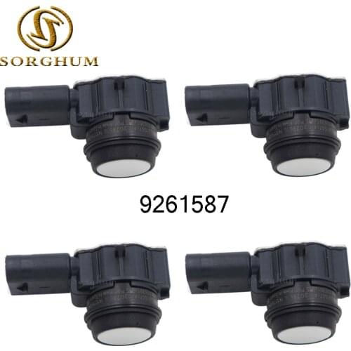 4PCS 9261587 PDC Ultrasonic Parking Sensor for BMW Bumper Backup Aid Radar White