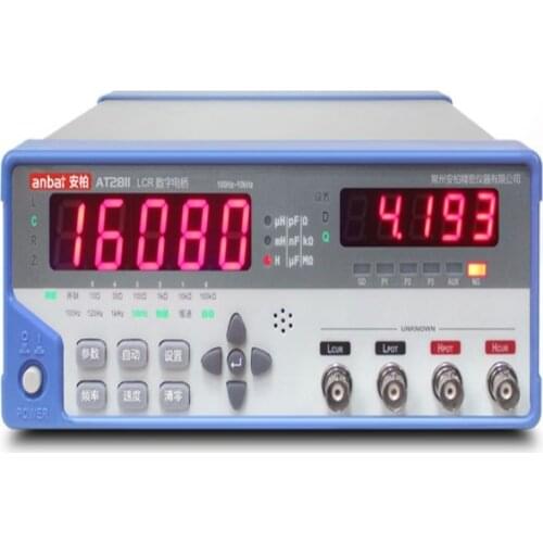 Applent AT2811, 100Hz,120Hz, 1kHz,10kHz digital LCR meter rlc tester with 0.25% accuracy