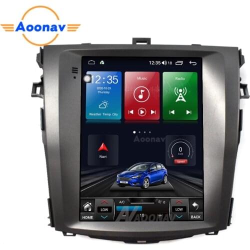 Android 10.0 4G LTE car radio For Toyota Corolla 2009 2010 2011 2012 2013 car stereo radio Tesla screen multimedia player