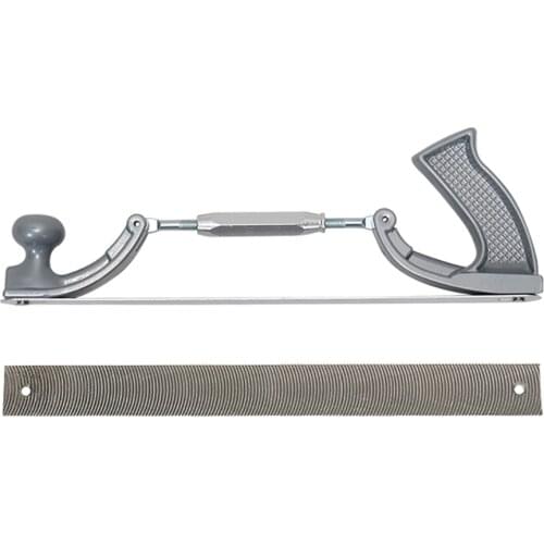 Car Sheet Metal Manual File Frame Milled Tooth Car Body Polisher Files Flexible Body File Adjustable Holder With 350MM Blade