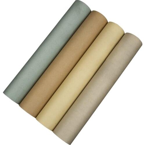 20m Long Scroll Batik Gilt Xuan Paper Antique Half-Ripe Rice Paper Chinese Painting Brush Works Thicken Xuan Paper with Spotted