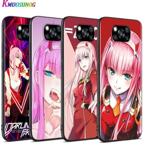 FranXX Zero Two Girl For Xiaomi Poco X3 NFC M2 X2 F2 F3 C3 M3 F1 Pro Mi Play Mix 3 A3 A2 A1 6 5 Lite Soft Phone Case