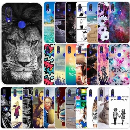 For Xiaomi Redmi 7 Case Bumper Full Protection Silicone Soft TPU Back Cover On Redmi 7 Coque Hongmi 7 Painted Shells Bags Fundas