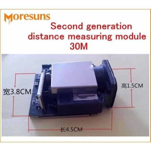 Free Ship Second Generation laser Distance Measuring Sensor 30M+-1mm Max Frequency 20HZ Distance Measuring Laser Sensor Module