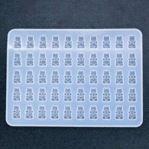 DIY Assorted Silicone Bears Mold For Epoxy Resin Jewelry Making Crafts Tool for Earrings Necklace Keychain Pendants