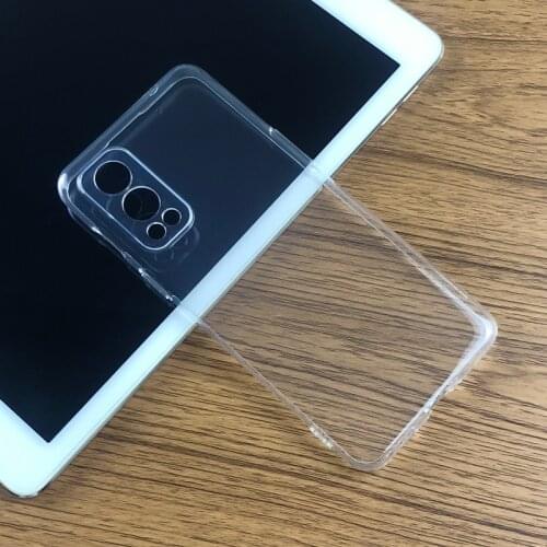For OnePlus Nord 2 5G 6.43" Slim Crystal Clear Transparent Soft TPU Back Case Protection Skin Camera Protect Cover