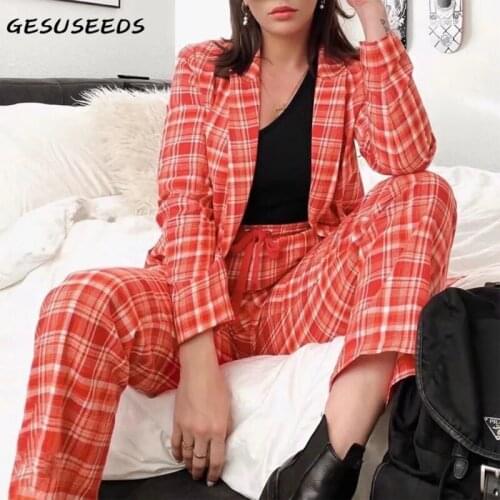 Gesuseeds Women's Double-breasted Blazers