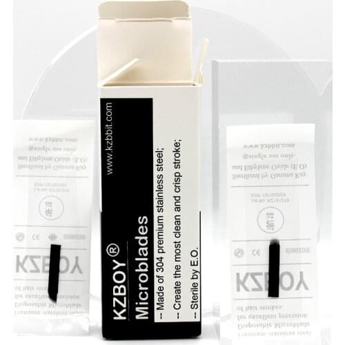 KZBOY Microblading Blades Sample Pack 0.18mm/0.16mm/Shaders Microblade blades for Shading/Hair Stroke