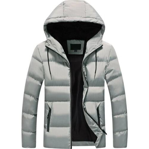 MRMT 2020 Brand Autumn and Winter Mens Jackets Solid Color Large Overcoat for Male Short Style Cotton Clothes Jacket