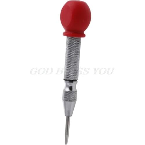 New Semi-Automatic Center Punch Hole Impact Spring Loaded With Protective Sleeve Drop Shipping