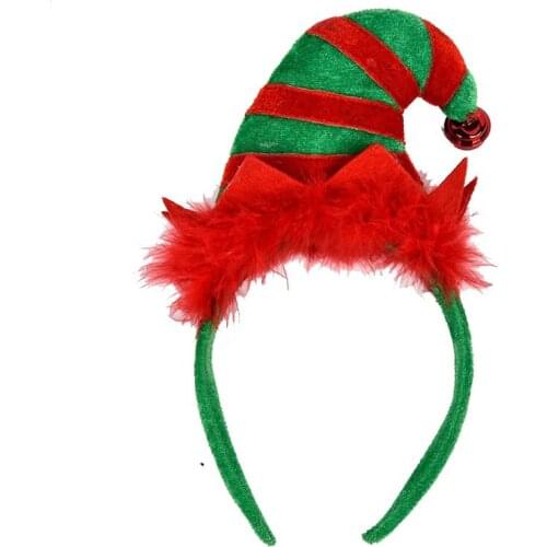 New Christmas Headband Elk Deer Elf Part New Year Gifts Kids Toys Christmas Decorations for Home DIY Craft Party Supplies