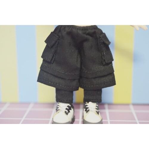 OB11 doll dress size jeans fashion jeans big pants jeans baggy pants in a variety of colors optional doll accessories