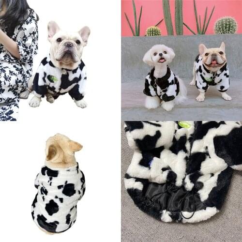 Pug Clothing Winter French Bulldog Clothes Warm Pet Coat Jacket Poodle Schnauzer Corgi Shiba Inu Costume Pet Dog Outfit Dropship