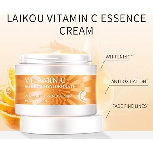 Rich Vitamin C Whitening Serum Cream Deep Moisturizing Anti-aging Anti-oxidation Fade Fine Lines Skin Care Moisturizer TSLM1