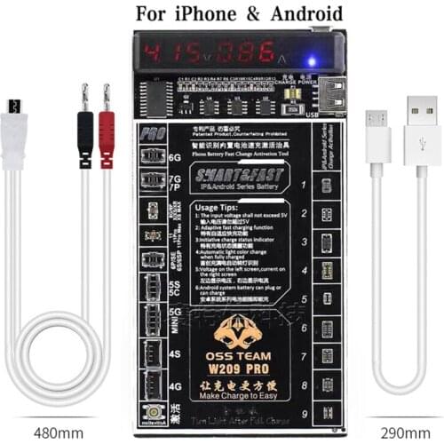 Battery Fast Charging and Activation Board For 11 Pro Max/11Pro/11/XR/XS/XS MAX/X/8/8P/7/7P/6S/6 Samsung Xiaomi Phone Repair Set
