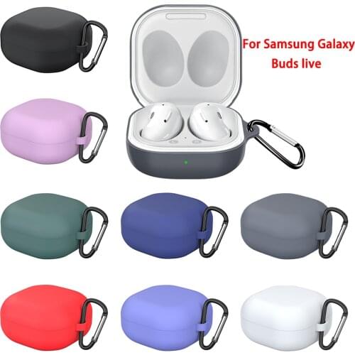Cover For Samsung Galaxy buds live Case Shell Accessories anti-drop Shockproof Soft Silicone Bluetooth Earphone Protector Cases
